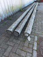 9 meter lange houten palen, Tuin en Terras, Palen, Balken en Planken, Ophalen, Palen, Nieuw, Hardhout
