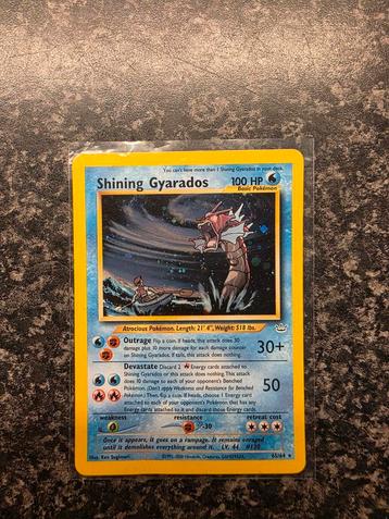 Shining Gyarados Holo 65/64 Neo Revelation Secret Rare beschikbaar voor biedingen