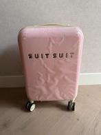 Suitsuit koffer handbagage roze, Sieraden, Tassen en Uiterlijk, Koffers, 50 tot 60 cm, Hard kunststof, Ophalen of Verzenden, Zo goed als nieuw