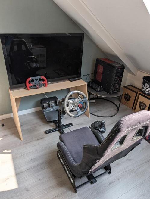 Logitech G29 + Playseat + Shifter + F1 stuur + Scherm, Spelcomputers en Games, Spelcomputers | Sony PlayStation Consoles | Accessoires