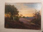 Ochtendgloren landschap Jurrien Marinus Beek 1879 - 1965, Antiek en Kunst, Kunst | Schilderijen | Klassiek, Ophalen
