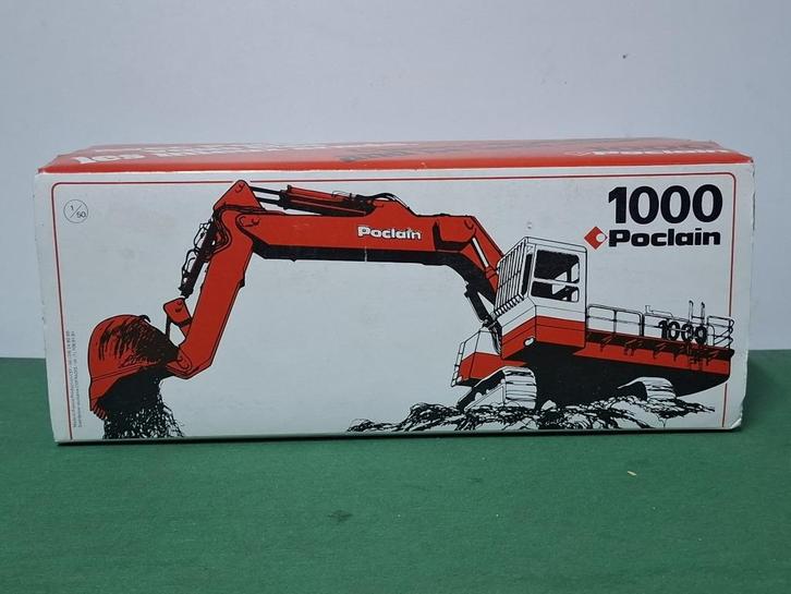 Poclain 1000 dieplepel CEF  1/50, Hobby en Vrije tijd, Modelauto's | 1:50, Gebruikt, Overige typen, Overige merken, Ophalen of Verzenden