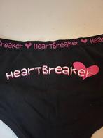slipje heartbreaker maat L nieuw, Kleding | Dames, Ondergoed en Lingerie, Verzenden, Zwart, Slip