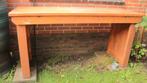 Houten oppottafel buiten tafel, Tuin en Terras, Ophalen, Gebruikt