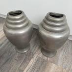 2 Tinnen Vazen - zuiver tin, Antiek en Kunst, Antiek | Tin, Ophalen of Verzenden