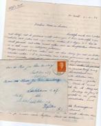 Brief Maastricht naar Stokkem Klinkenberg Zegel 10c 1951, Ophalen of Verzenden, Zo goed als nieuw