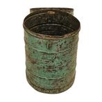 Vintage Metalen Vaten Retro Ijzeren Ton Emmer Vat Blik, Info@dehanzeherten.nl, Nieuw, Ophalen of Verzenden, De Hanze Herten