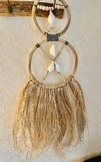 Wanddecoratie stro en schelpen bali, Ophalen of Verzenden, Zo goed als nieuw