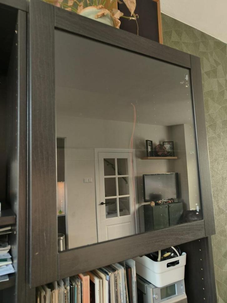 Ikea Besta Sindvik deuren zwartbruin - 2 stuks, Huis en Inrichting, Kasten | Wandmeubels, Minder dan 100 cm, Minder dan 150 cm