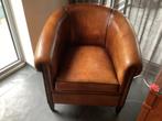 Schapenleren fauteuil “York”, Ophalen, Zo goed als nieuw, 75 tot 100 cm, 50 tot 75 cm