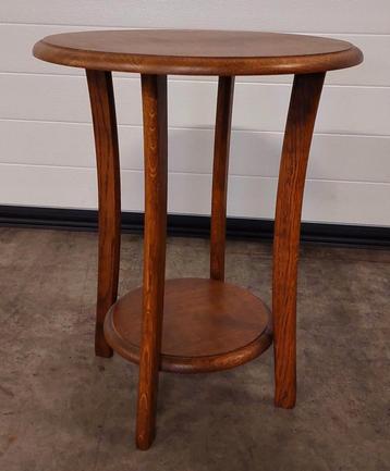 Ronde bijzettafel hout beschikbaar voor biedingen