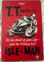Vintage T.T. Races Isle of Man Plaat, Antiek en Kunst, Ophalen of Verzenden