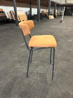 1x cognac barkruk, Huis en Inrichting, Barkrukken, Ophalen, Gebruikt, Met voetsteun, 60 tot 90 cm