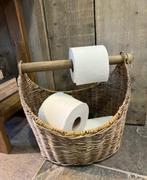 Rieten mand / toiletrolhouder Nieuw, -, -, Overige typen, Nieuw