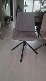 Henders en Hazel  set ( 4 ) eetkamerstoelen, Huis en Inrichting, Stoelen, Ophalen, Zo goed als nieuw, Grijs, Modern