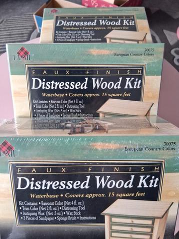 Distressed Wood Kit - Rustiek uiterlijk beschikbaar voor biedingen