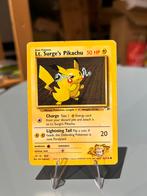 Lt. Surge’s Pikachu 81/132 Gym Challenge, Hobby en Vrije tijd, Verzamelkaartspellen | Pokémon, Ophalen of Verzenden, Gebruikt