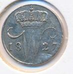 Nederland 5 cent 1827-U Willem 1, Zilver, Ophalen of Verzenden, Koning Willem I, Losse munt