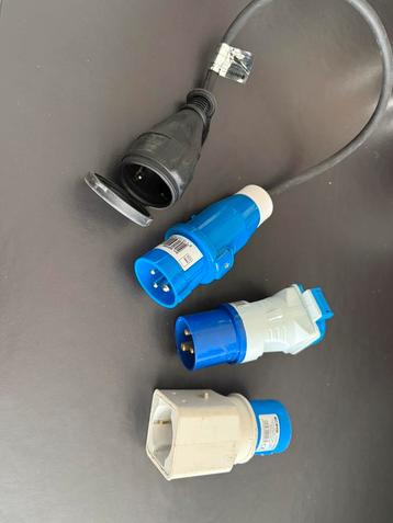 Te koop div CEE verloopkabel/ stekkers beschikbaar voor biedingen