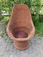Vintage rotan stoel, naturel (180425c), Ophalen, Zo goed als nieuw, Bruin, Eén