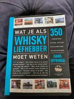 Wat je als Whisky liefhebber moet weten - Boek, Boeken, Ophalen of Verzenden, Zo goed als nieuw, Overige onderwerpen, Hans Offringa