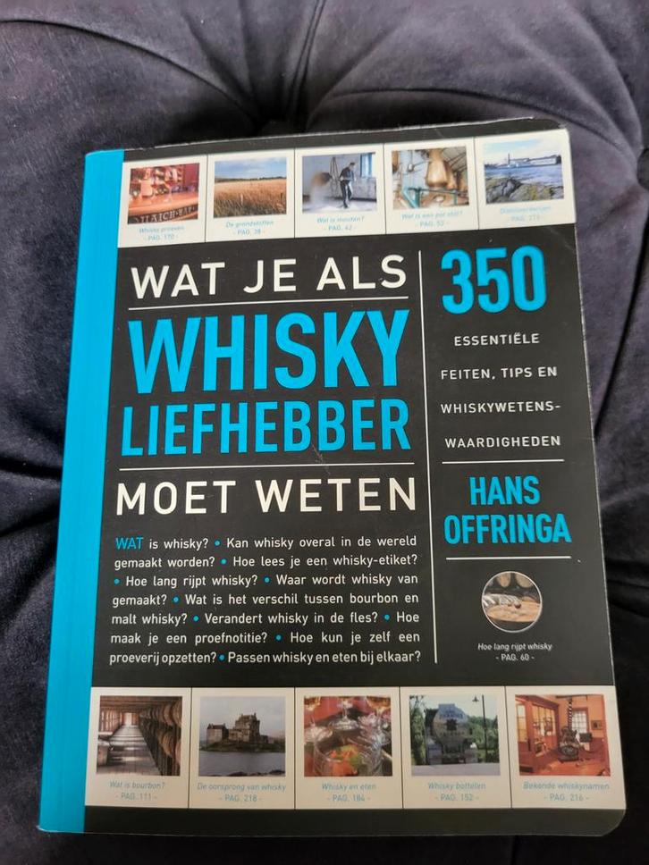 Wat je als Whisky liefhebber moet weten - Boek, Boeken, Hobby en Vrije tijd, Zo goed als nieuw, Overige onderwerpen, Ophalen of Verzenden