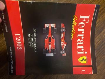  Ferrari f2002 collectors boekje met grootte poster beschikbaar voor biedingen