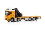 Mourik; VOLVO FH5 GLOBETROTTER 8X2 TAG AXLE RIGED FLATBED, Hobby en Vrije tijd, Modelauto's | 1:50, Ophalen of Verzenden, Nieuw