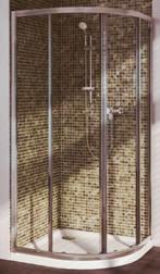 CONNECT QUAD 80x80 IC CLR BRT/SIL EUBeschrijving Nieuw, Ophalen of Verzenden, Nieuw, Met douche