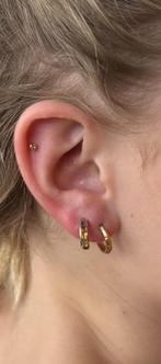 Edelsteen 14k gouden amethist citrien spinel dames oorbellen, Sieraden, Tassen en Uiterlijk, Oorbellen, Voordeelsieraden, Ophalen of Verzenden