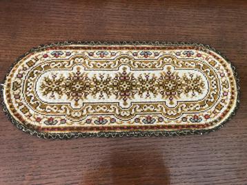 ovale vintage tafel loper - kleedje - nr 2 beschikbaar voor biedingen