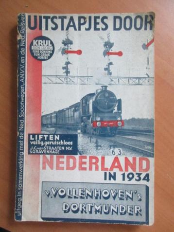 NS reisgids 1934 UITSTAPJES door nederland 