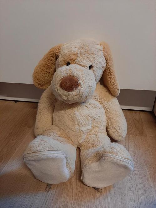 Funnies hond knuffel met rits voetjes, Kinderen en Baby's, Speelgoed | Knuffels en Pluche, Hond, Ophalen of Verzenden