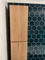 Massief eiken kast met twee deuren soft-close., Doe-het-zelf en Verbouw, 50 tot 150 cm, Ophalen of Verzenden, 10 m² of meer, 10 tot 30 cm