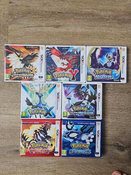 Nintendo 3DS Pokemon Spellen compleet, Spelcomputers en Games, Games | Nintendo 2DS en 3DS, Zo goed als nieuw, Avontuur en Actie