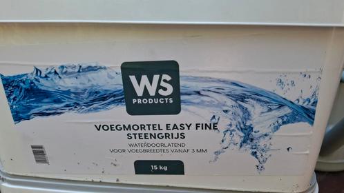 WS Voegmortel Easy Fine Steengrijs, Tuin en Terras, Tegels en Klinkers, Zo goed als nieuw, Terrastegels, Keramiek, 10 m² of meer