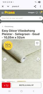 VliesBehang sali groen, Ophalen, Minder dan 10 m², Groen