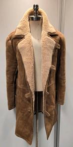 Heren parka - lammy coat maat L - lamsler & lamsvacht, Kleding | Heren, Ophalen of Verzenden, Gedragen, Maat 52/54 (L), Bruin