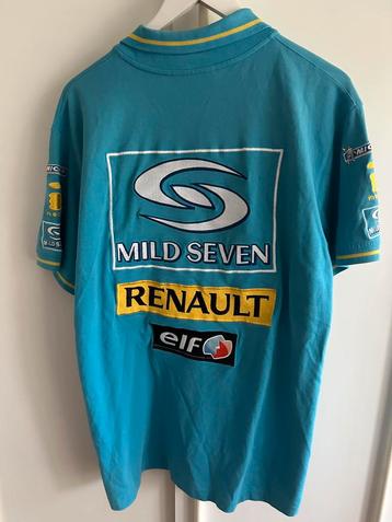 Vintage Formule1 Alonso shirt pit crew Renault Mild Seven 05 beschikbaar voor biedingen