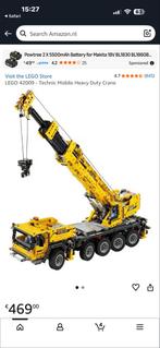 LEGO Technic 42009 Mobiele Kraan - Compleet!, Kinderen en Baby's, Speelgoed | Duplo en Lego, Ophalen of Verzenden, Nieuw