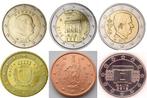 UNC-munten 1 cent t/m 2 euro Regulier (allerlei landen), Postzegels en Munten, Munten | Europa | Euromunten, Ophalen of Verzenden