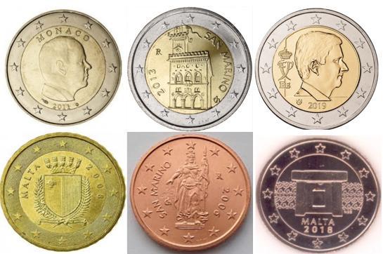 UNC-munten 1 cent t/m 2 euro Regulier (allerlei landen), Postzegels en Munten, Munten | Europa | Euromunten, Overige waardes, Overige landen
