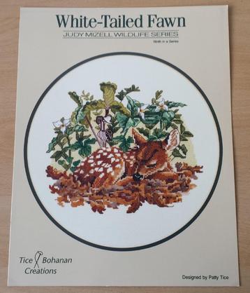 White-Tailed Fawn Patroon - Judy Mizell - 1993 - Engels beschikbaar voor biedingen