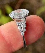 Prachtige 18 karaat witgouden ring met 4.72ct aan diamant!, Sieraden, Tassen en Uiterlijk, Ringen, Wit, Nieuw, Ophalen of Verzenden