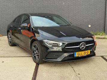 Mercedes-Benz CLA250e AMG-Line 218pk AUT 2021 Zwart Head-Up beschikbaar voor biedingen