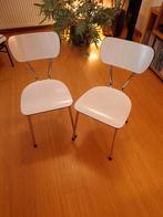 Set van 2 formica stoeltje, t.e.a.b., Ophalen, Overige materialen, Gebruikt, Wit