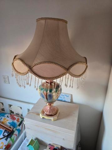 Vintage tafellamp brocante lamp Baroque  beschikbaar voor biedingen