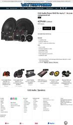 GAS Audio Power MAX K2-64 6.5'' / 16.5 cm Speakers /composet, Ophalen of Verzenden, Optimount, Info@optimount.nl, Anholtseweg 48A 7091 HB DINXPERLO