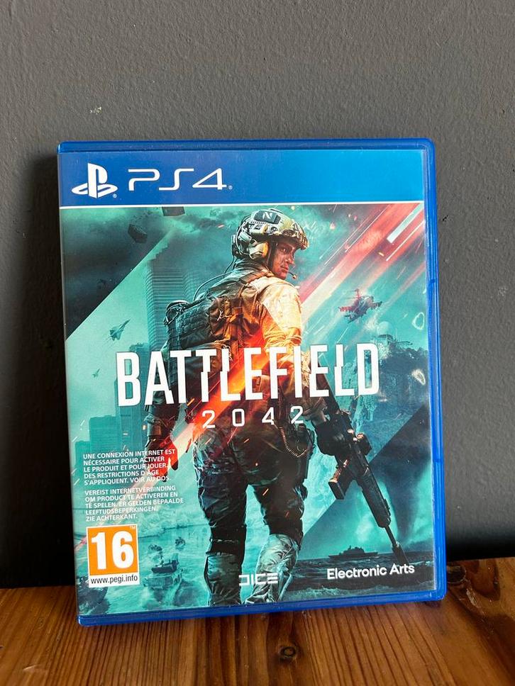 Battlefield 2042 - PS4, Spelcomputers en Games, Games | Sony PlayStation 4, Zo goed als nieuw, Shooter, 1 speler, Vanaf 16 jaar