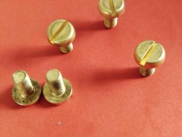 10 st Messing pan 85 CILINDERKOP bout (m6)x 12 mm fiets  beschikbaar voor biedingen